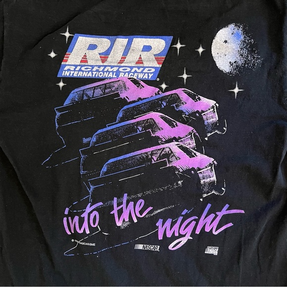 Vintage 1998 NASCAR Winston Cup T Shirt Medium Black - Picture 4 of 8